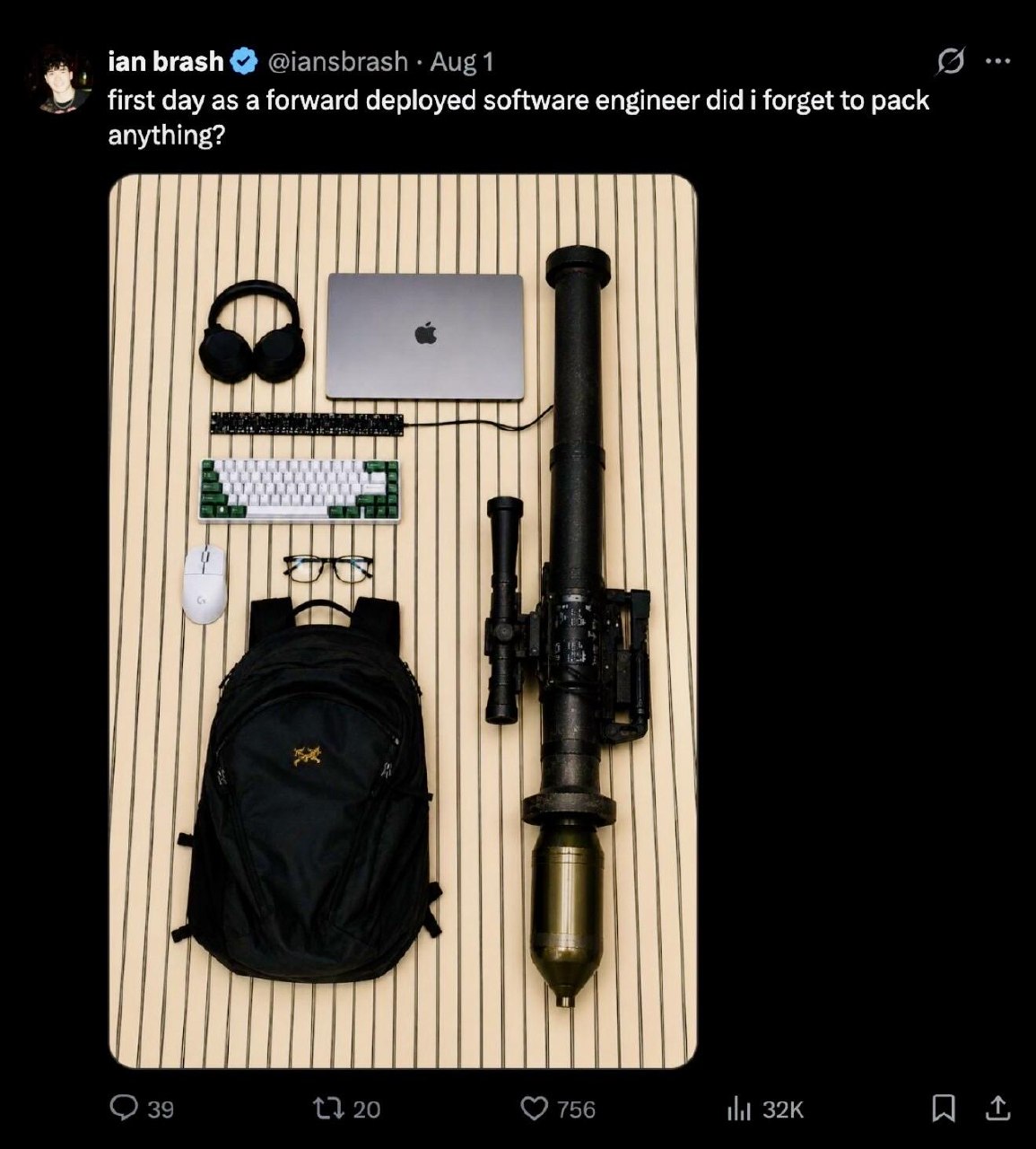 Backpack, A Laptop And A Camera a backpack, a laptop and a camera on a table